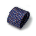 tamsiai mėlynas vyriškas kaklaraištis