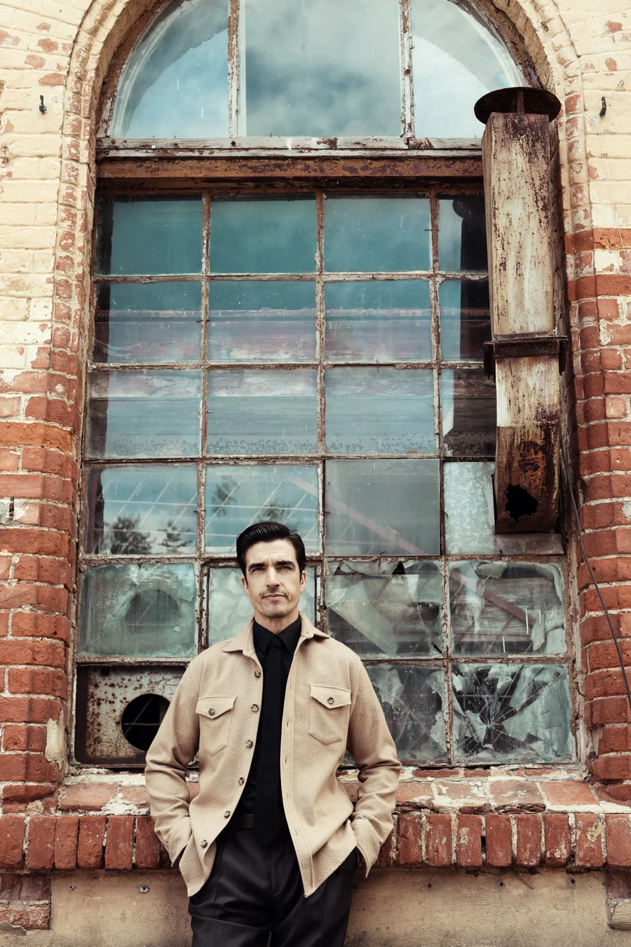 Vyriškas overshirt švarkas, Vyriškas rudas marškinių tipo švarkas, rudi marškiniai, overshirt marškiniai