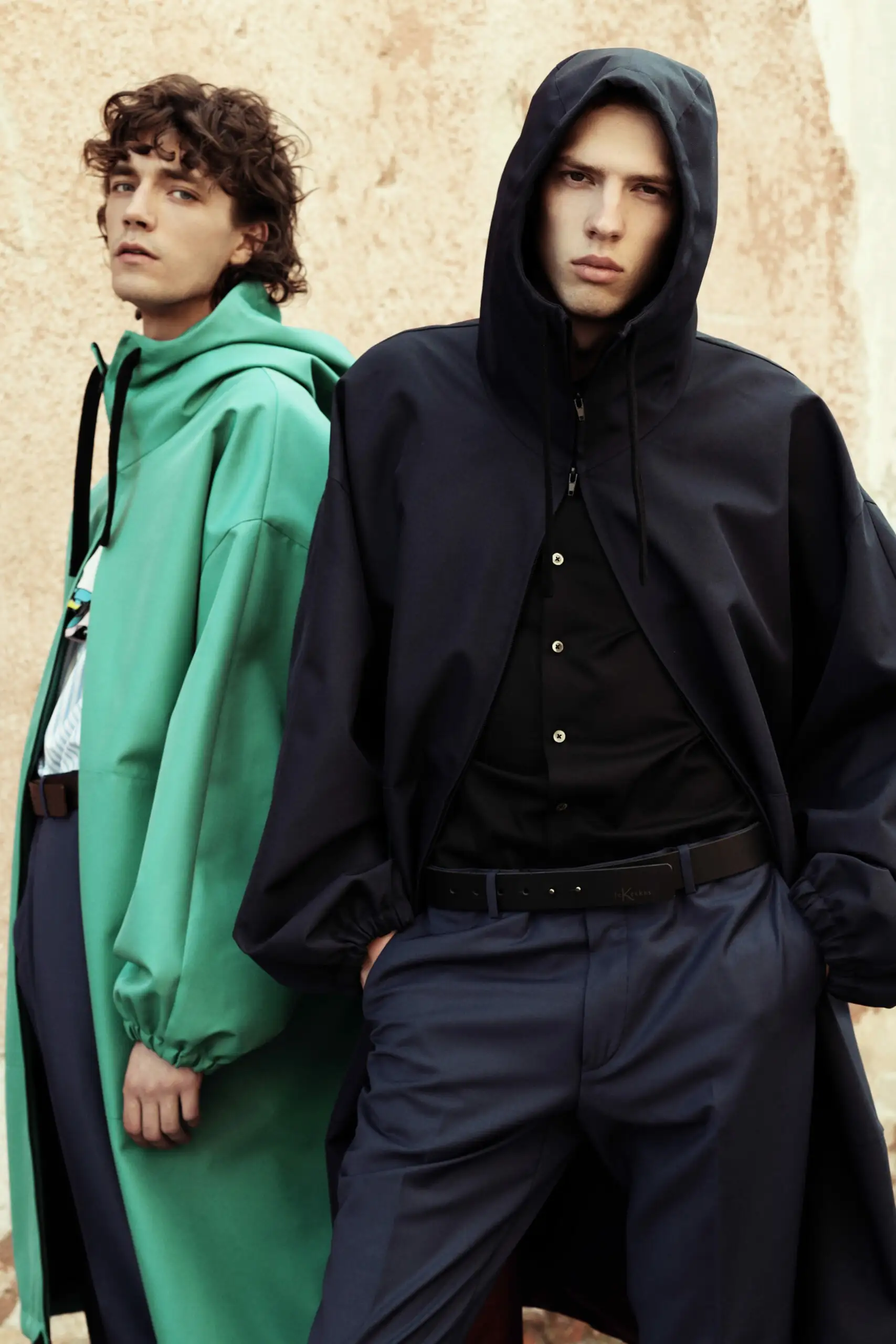 Juodas oversize lietpaltis, unisex lietpaltis, vandeniui atsparus lietpaltis, juodas lietpaltis
