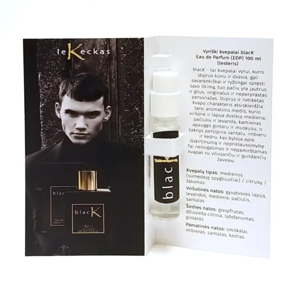 Vyriškų kvepalų blacK TESTERIS, Eau de Parfum (EDP)  2,5 ml.