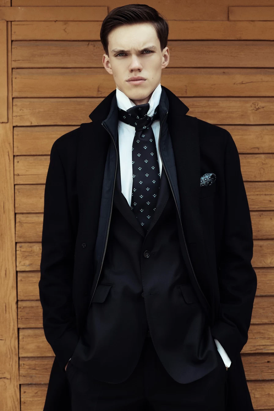 Tamsiai mėlynas vyriškas klasikinis paltas, vyriškas klasikinis paltas, vyriškas paltas