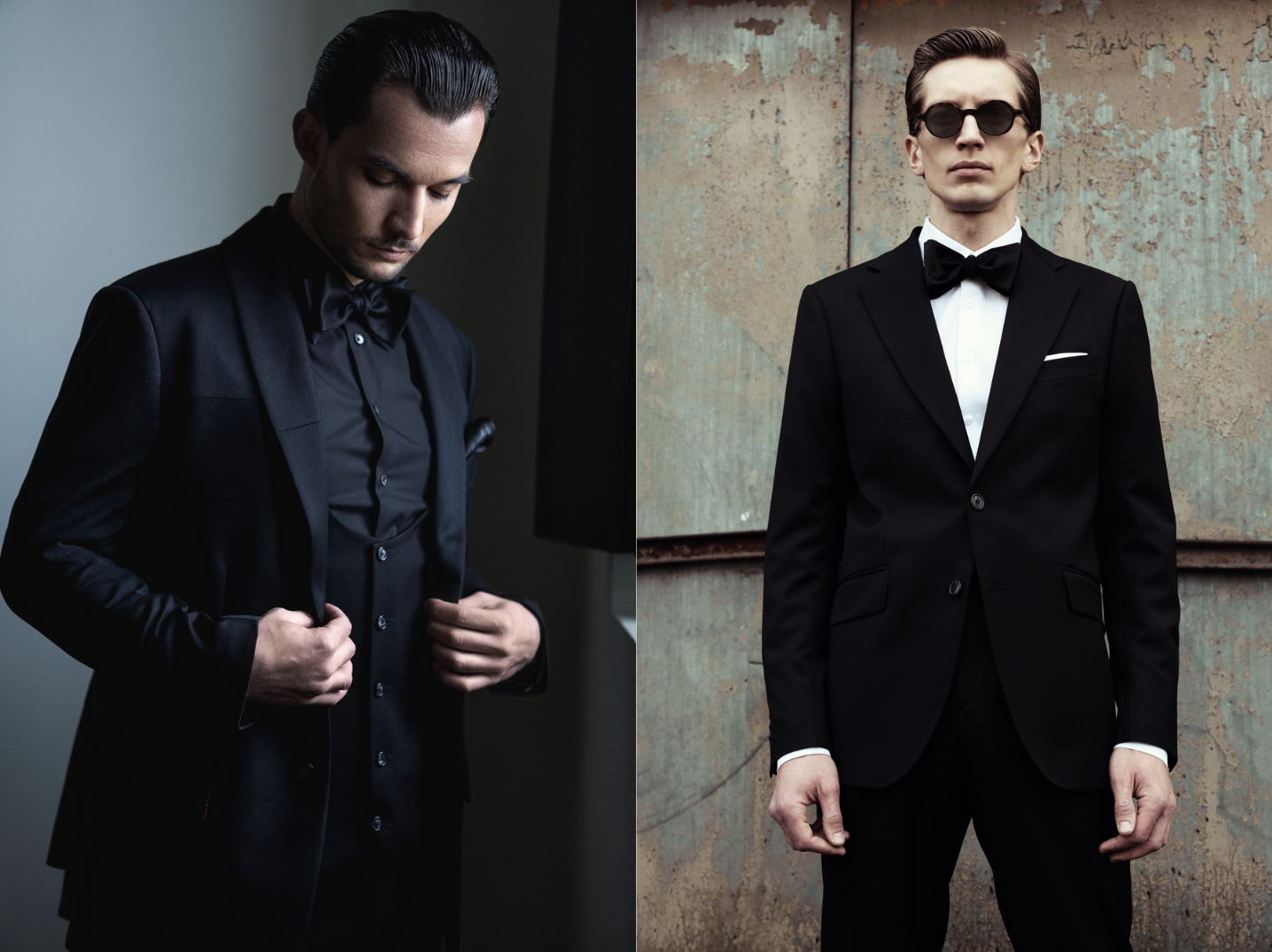 Black tie kostiumai vyrams