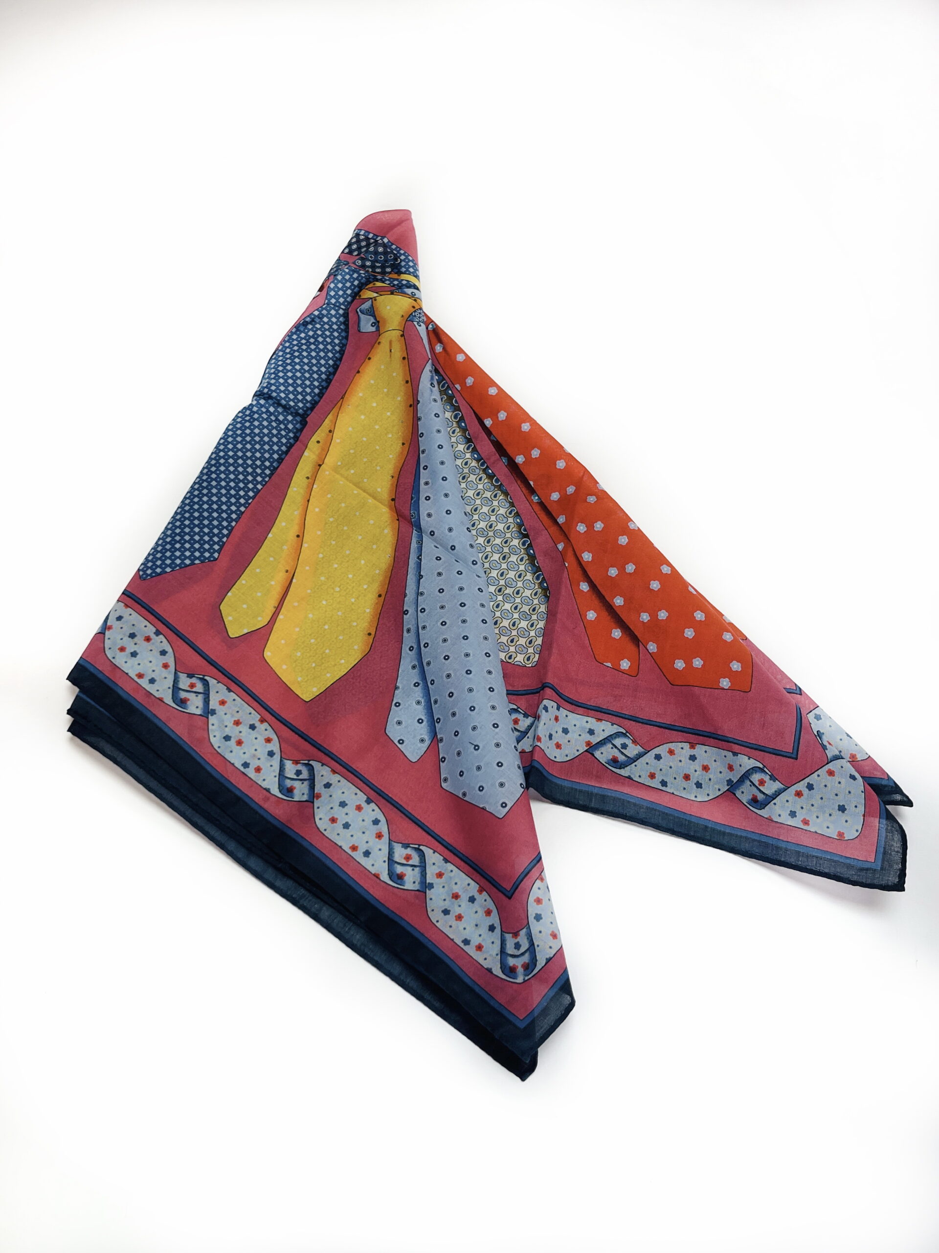 Natūralios medvilnės marga kaklaskarė - Image 2