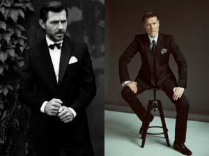 Juodi kostiumai vyrams